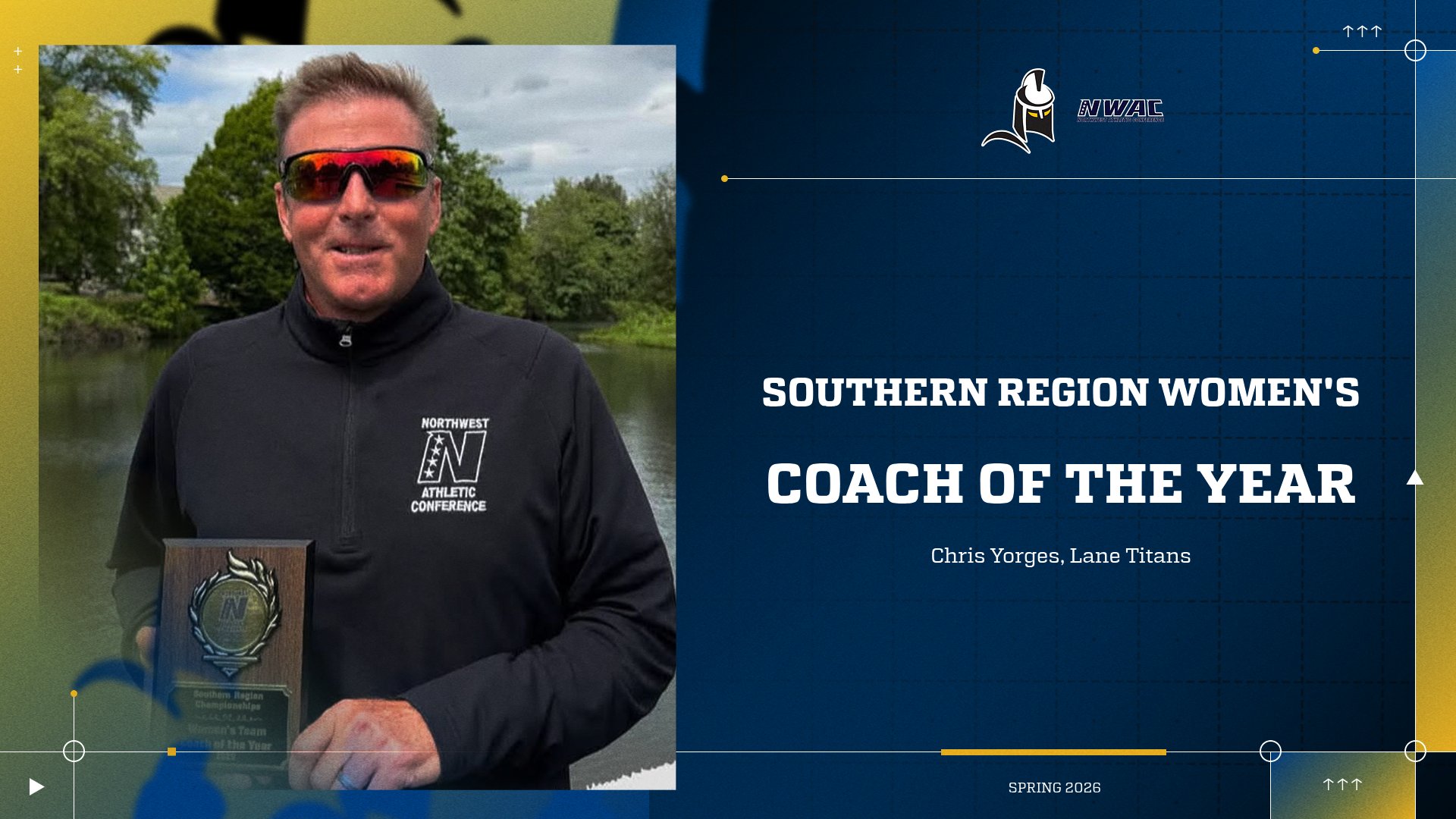 Yorges named Southern Region Women's Coach of the Year